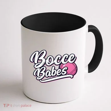 Bocce Babes Coffee Mug back