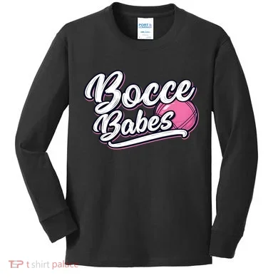 Bocce Babes Kids Long Sleeve Shirt