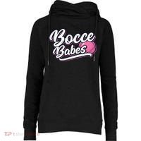 Bocce Babes Womens Funnel Neck Pullover Hood thumb 0