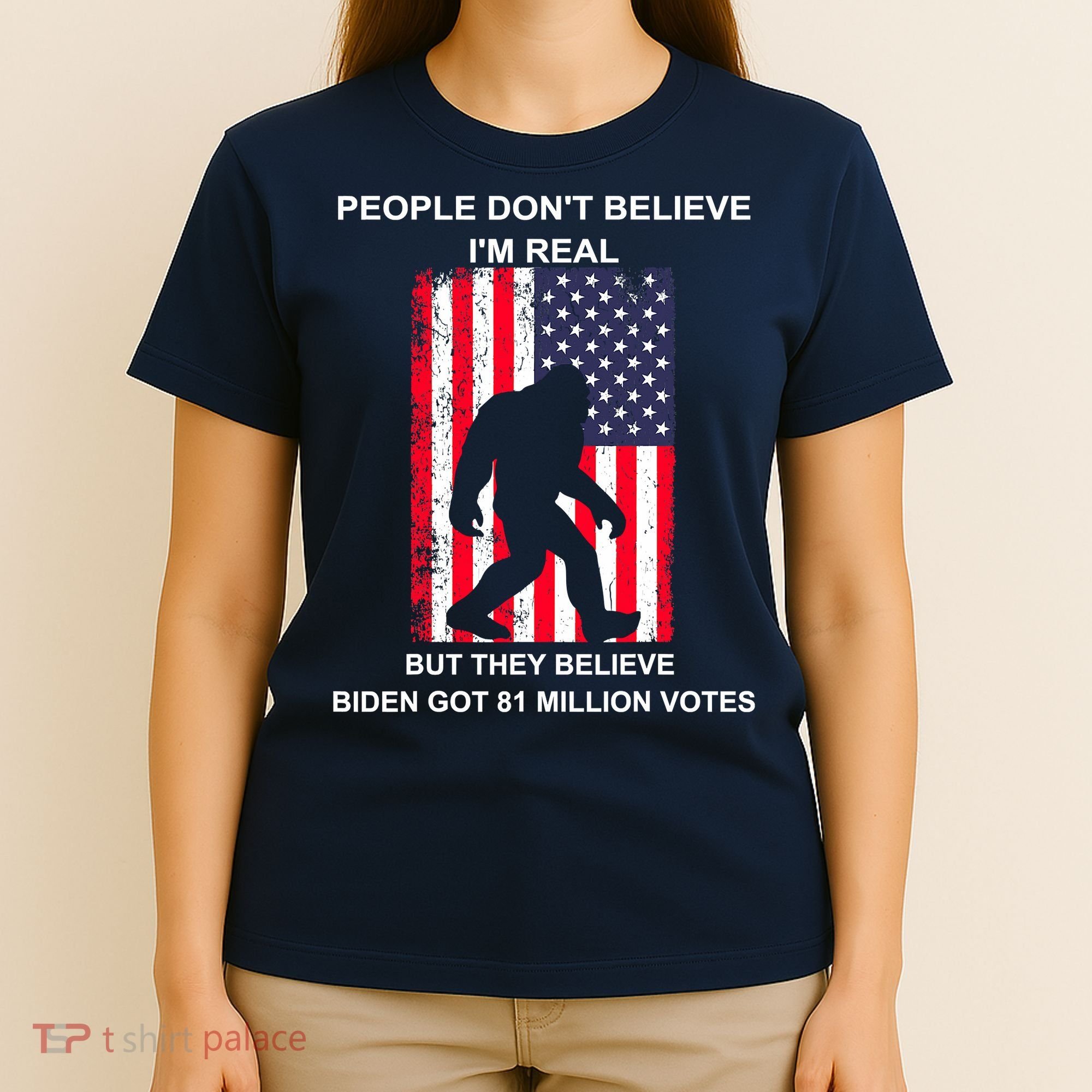 Believe Biden Bigfoot For 4th Of July T-Shirt