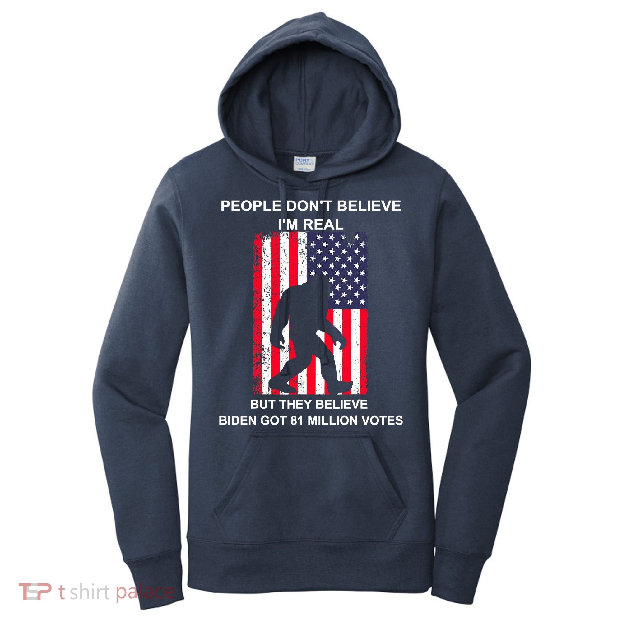 Believe Biden Bigfoot For 4th Of July Women's Hoodie