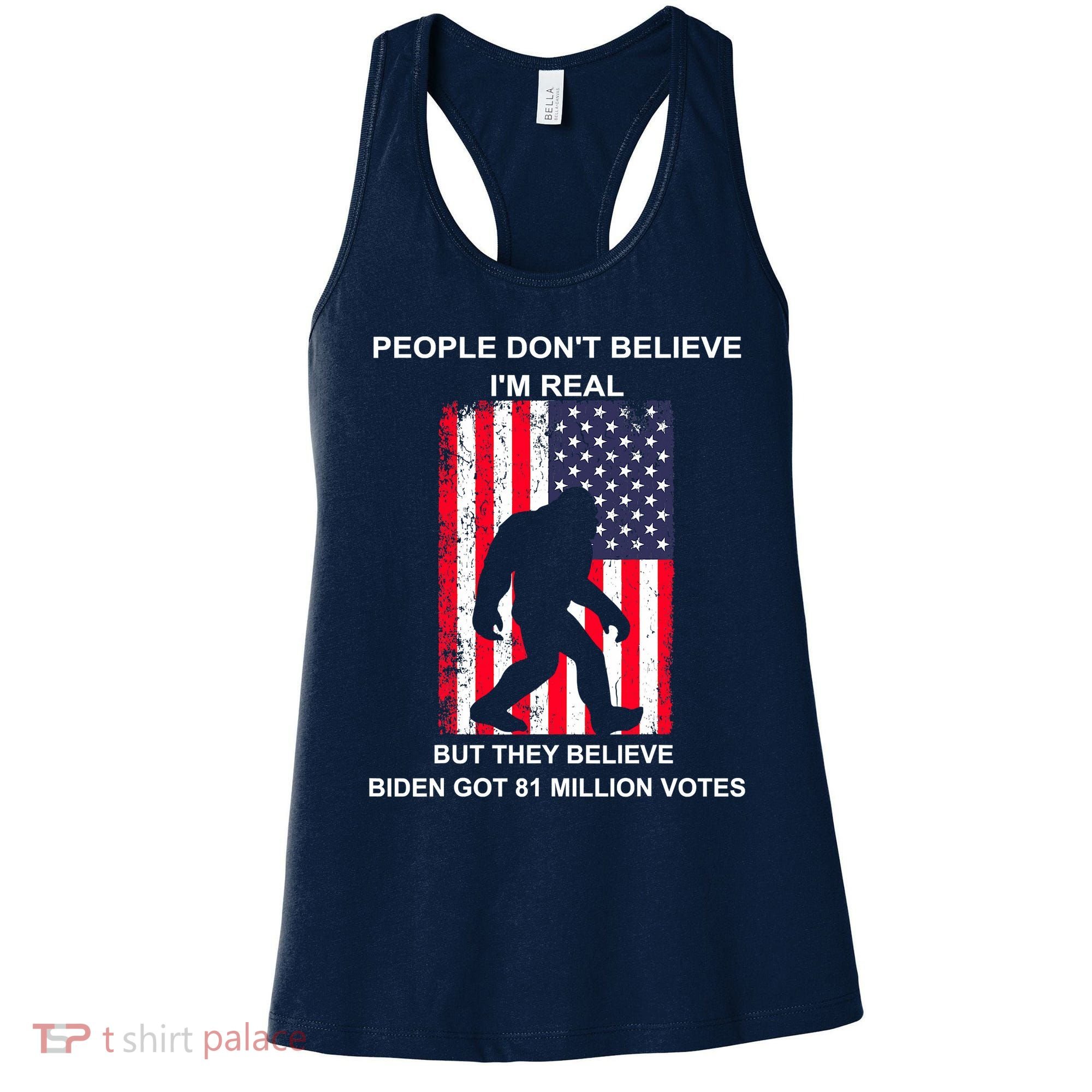 Believe Biden Bigfoot For 4th Of July Women's Tank Top