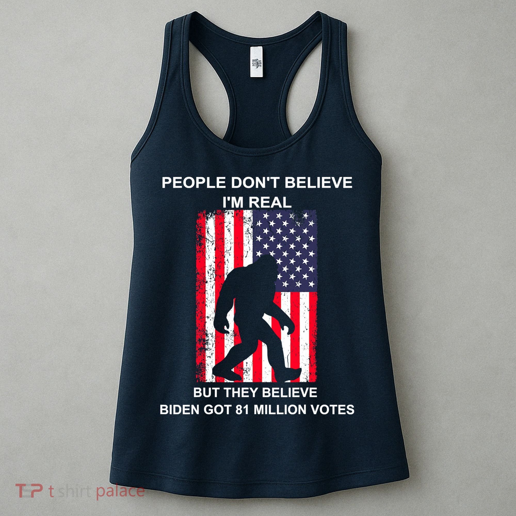Believe Biden Bigfoot For 4th Of July Women's Tank Top