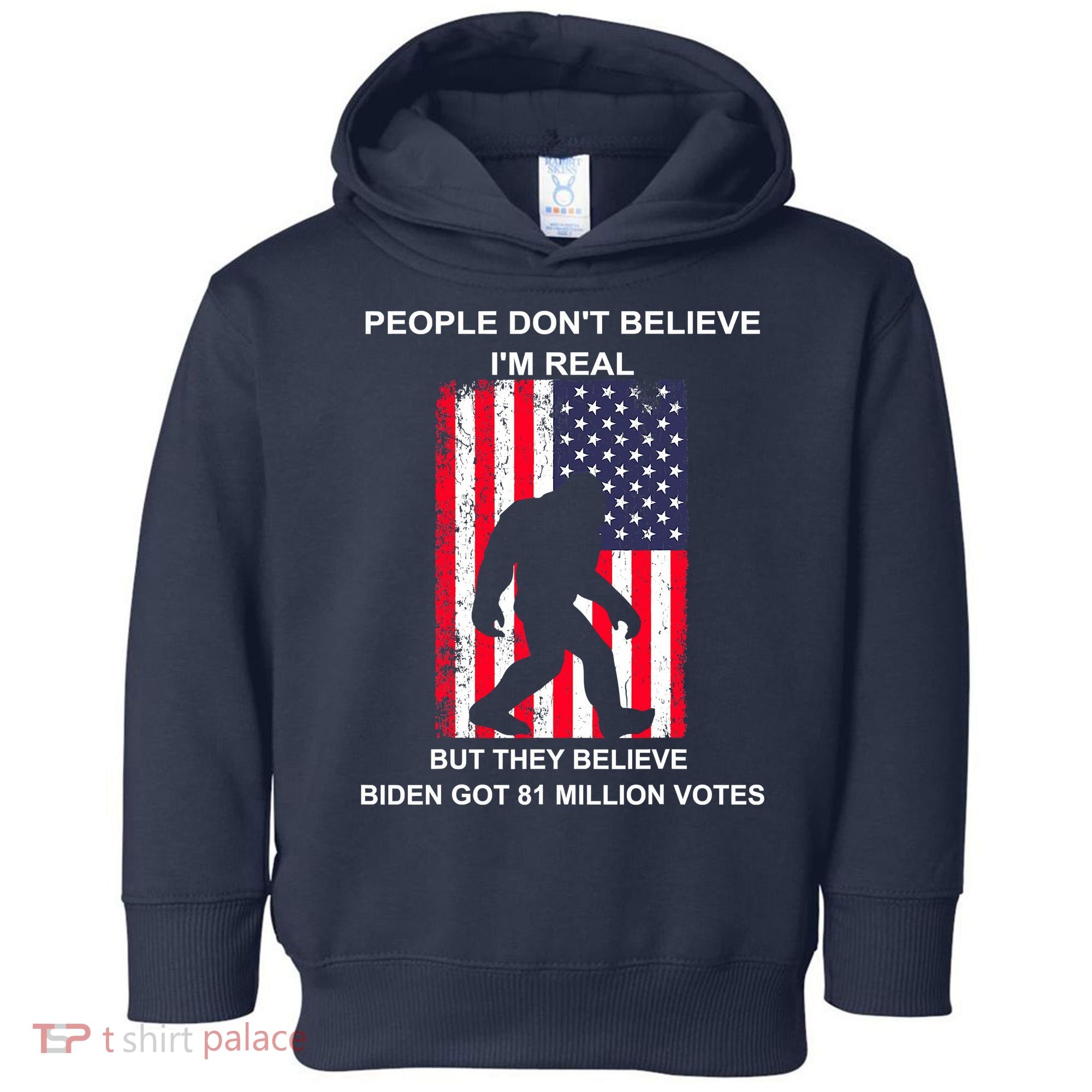 Believe Biden Bigfoot For 4th Of July Toddler Hoodie