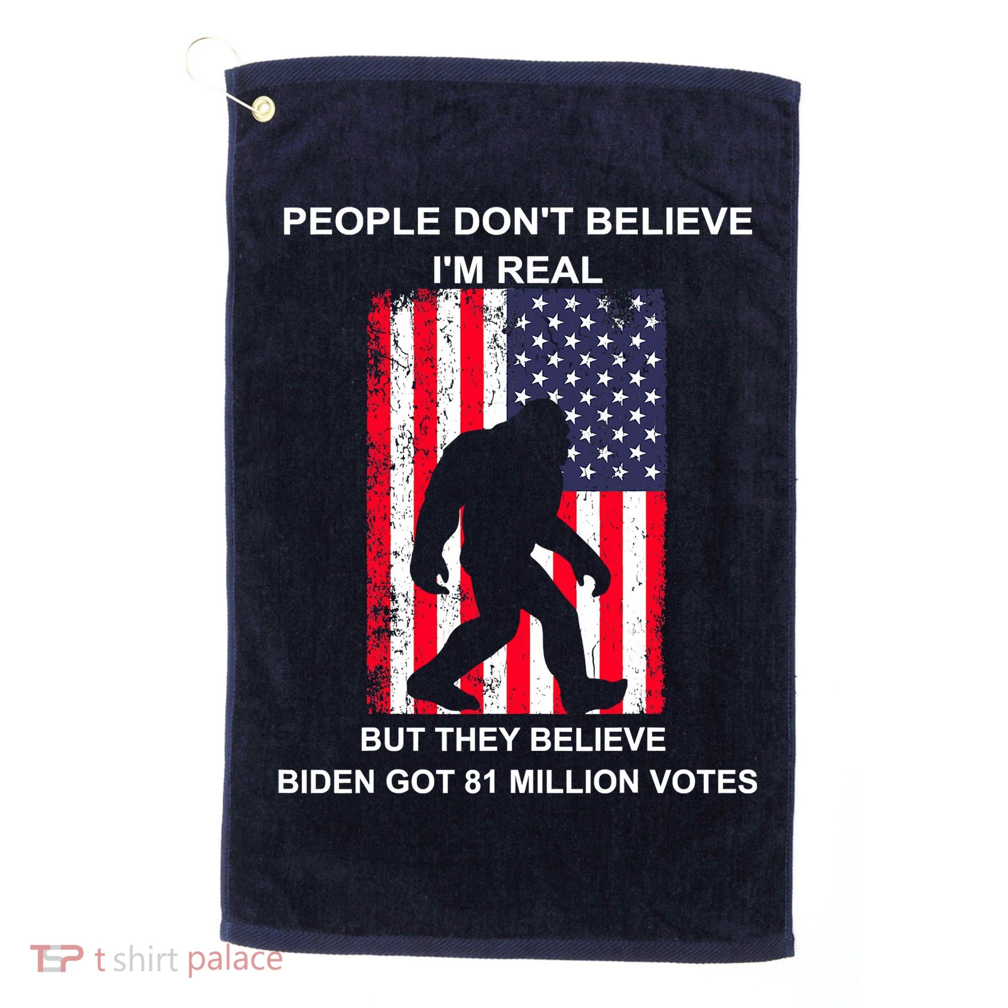 Believe Biden Bigfoot For 4th Of July Golf Towel