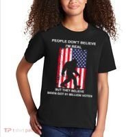 Believe Biden Bigfoot For 4th Of July Kids T-Shirt thumb 2