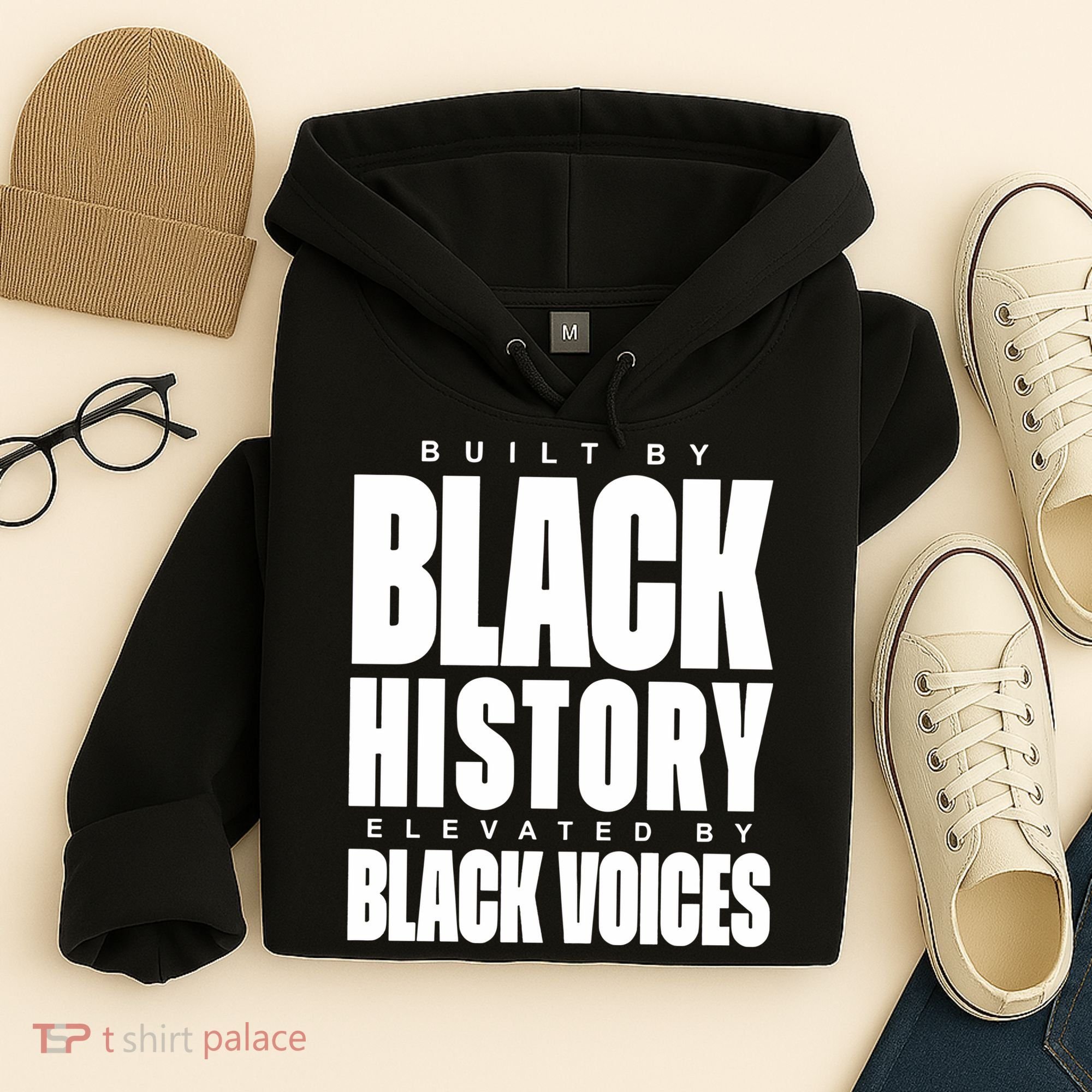 Built By Black History Elevated By Black Voices Hoodie