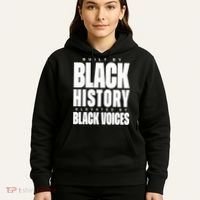 Built By Black History Elevated By Black Voices Hoodie thumb 5