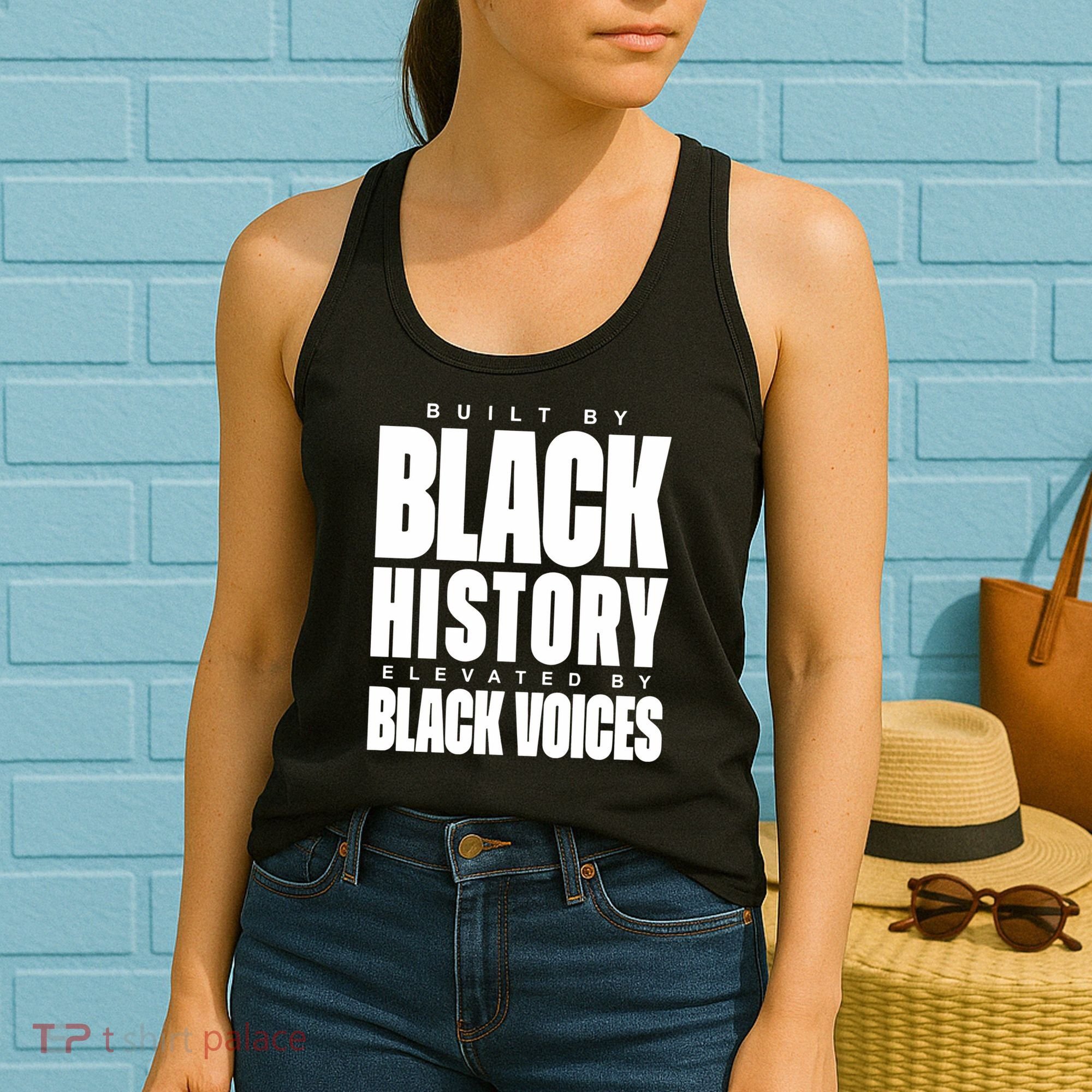 Built By Black History Elevated By Black Voices Women's Tank Top