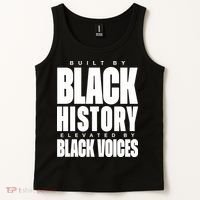 Built By Black History Elevated By Black Voices Tank Top thumb 2