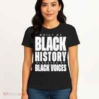 Built By Black History Elevated By Black Voices Women's T-Shirt thumb 4