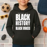 Built By Black History Elevated By Black Voices Kids Hoodie thumb 2