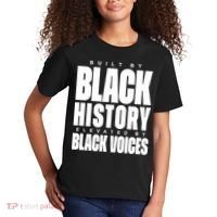 Built By Black History Elevated By Black Voices Kids T-Shirt thumb 2