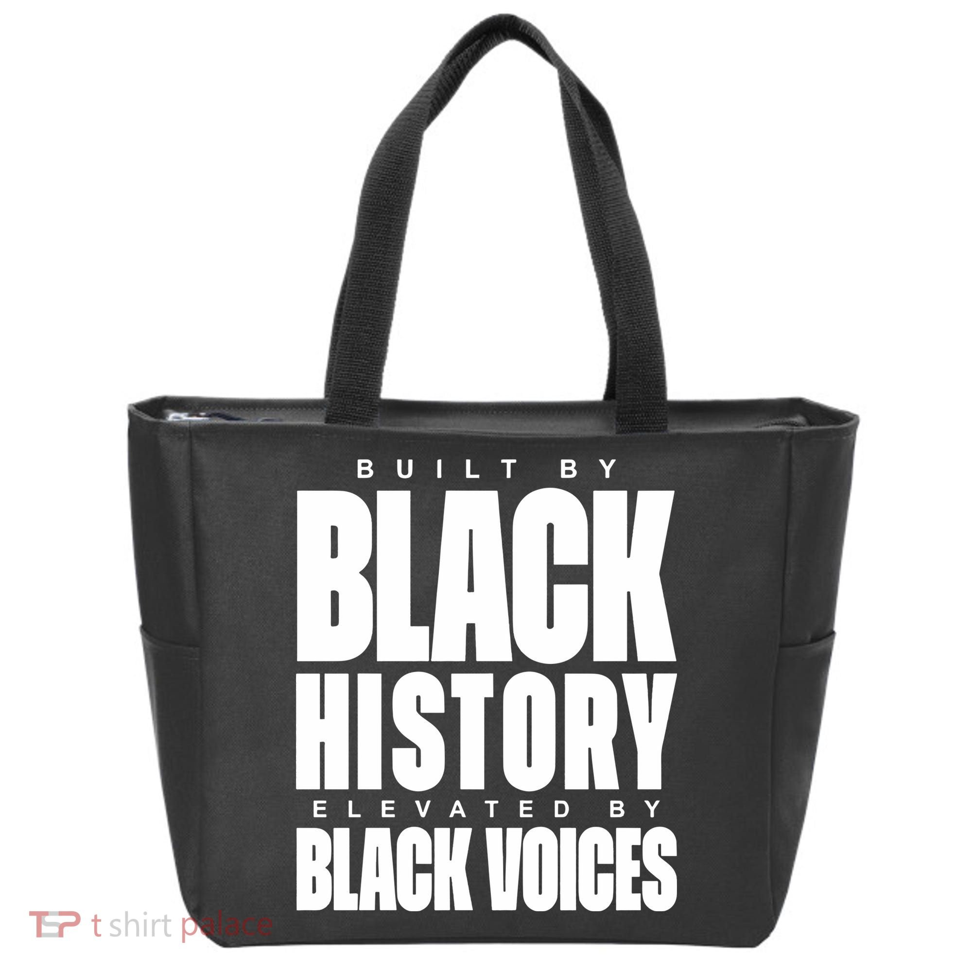 Built By Black History Elevated By Black Voices Tote Bag