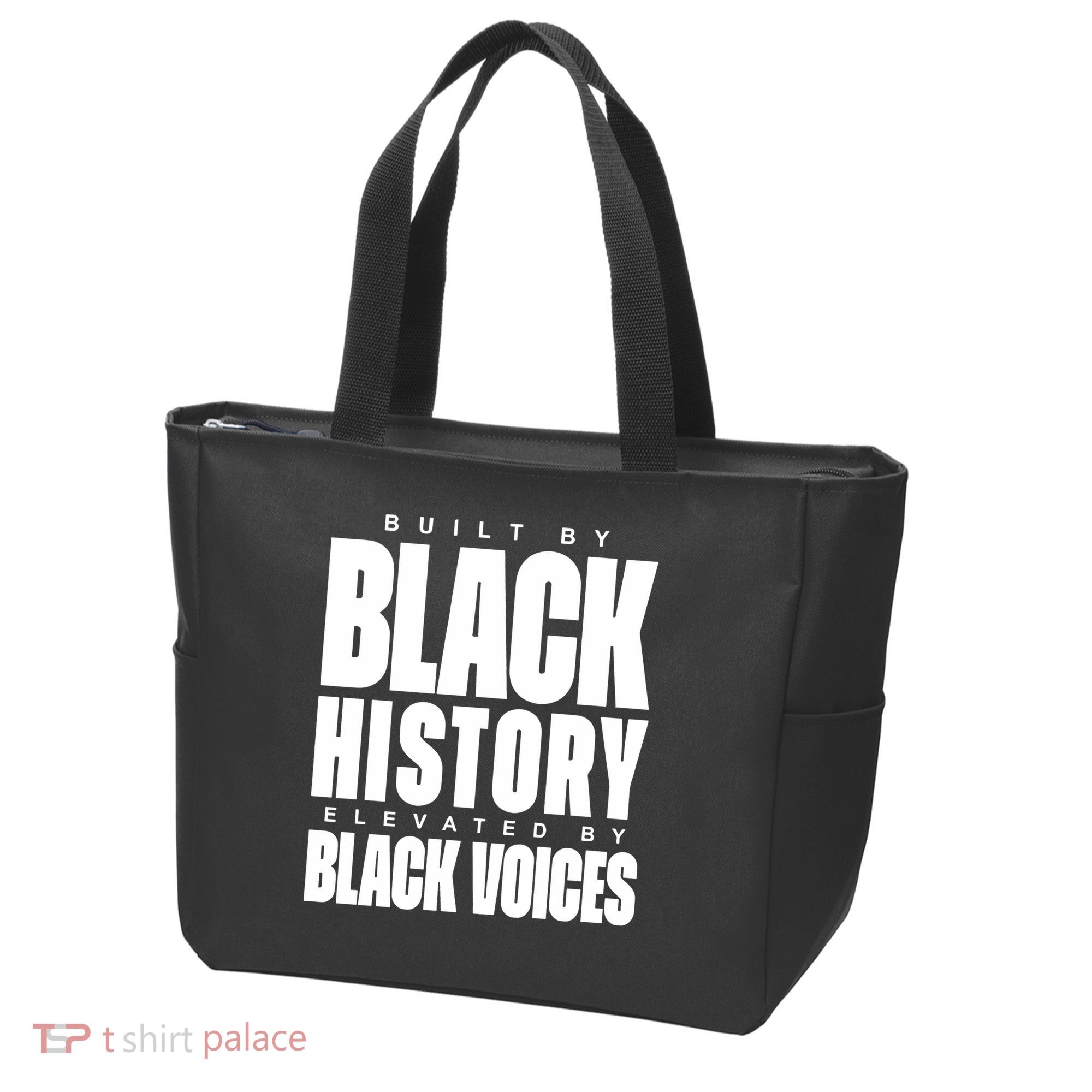 Built By Black History Elevated By Black Voices Tote Bag
