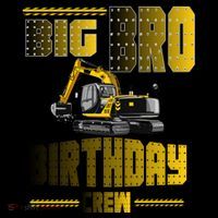 Big Bro Brother Birthday Crew Party Excavator Coffee Mug thumb 5
