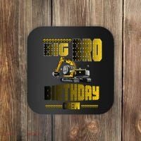 Big Bro Brother Birthday Crew Party Excavator Coaster thumb 0