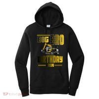 Big Bro Brother Birthday Crew Party Excavator Women's Hoodie thumb 0