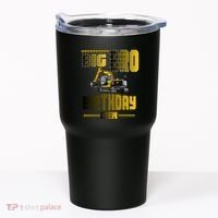 Big Bro Brother Birthday Crew Party Excavator Tumbler thumb 0
