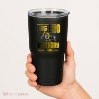 Big Bro Brother Birthday Crew Party Excavator Tumbler thumb 2