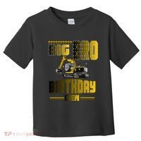 Big Bro Brother Birthday Crew Party Excavator Toddler T-Shirt thumb 0