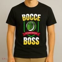 Bocce Boss Boules Sports Lawn Bocce Ball T-Shirt thumb 3