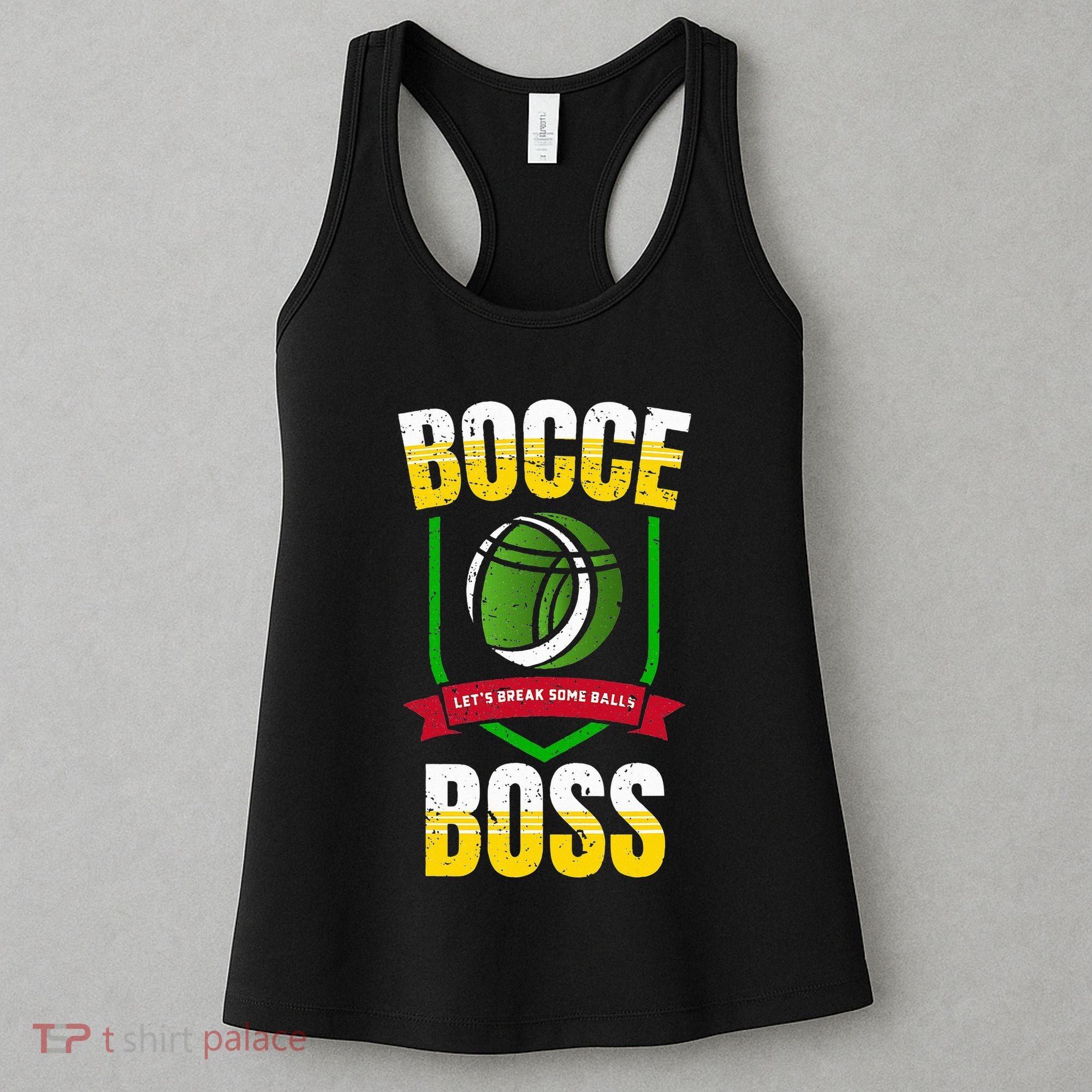 Bocce Boss Boules Sports Lawn Bocce Ball Women's Tank Top