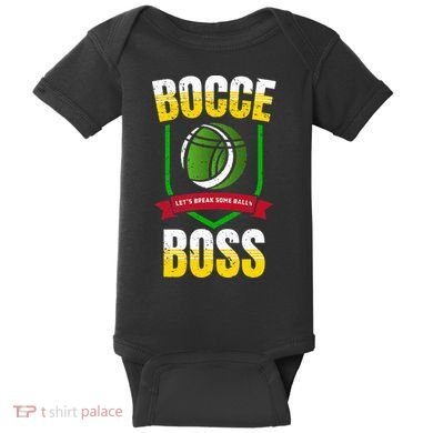 Bocce Boss Boules Sports Lawn Bocce Ball Baby Bodysuit