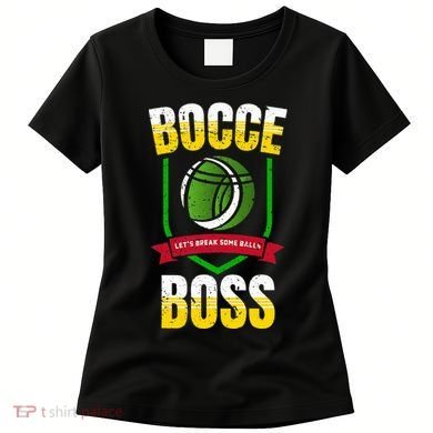 Bocce Boss Boules Sports Lawn Bocce Ball Women's T-Shirt