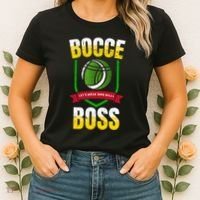 Bocce Boss Boules Sports Lawn Bocce Ball Women's T-Shirt thumb 2