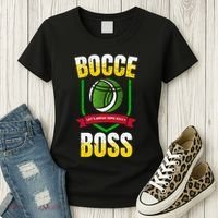 Bocce Boss Boules Sports Lawn Bocce Ball Women's T-Shirt thumb 3