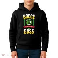 Bocce Boss Boules Sports Lawn Bocce Ball Kids Hoodie thumb 4