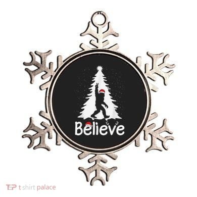 Believe Bigfoot Christmas Yetti Funny Xmas Tree Sasquatch Ornament