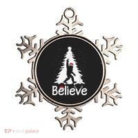 Believe Bigfoot Christmas Yetti Funny Xmas Tree Sasquatch Ornament thumb 0