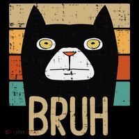 Bruh Black Cat Funny Saying Slang Women Coffee Mug thumb 5