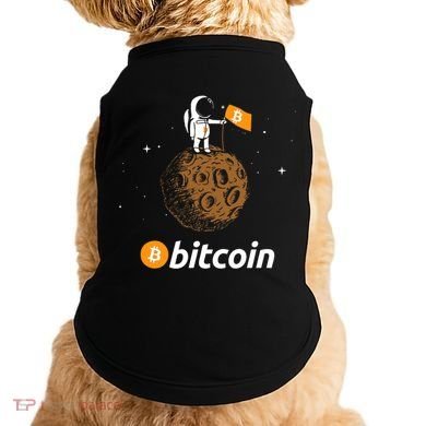 Bitcoin Btc Crypto To The Moon Featuring Astronaut Doggie Tank