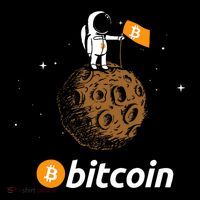 Bitcoin Btc Crypto To The Moon Featuring Astronaut Button thumb 1