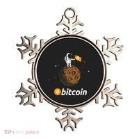 Bitcoin Btc Crypto To The Moon Featuring Astronaut Ornament thumb 0