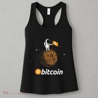 Bitcoin Btc Crypto To The Moon Featuring Astronaut Women's Tank Top thumb 3