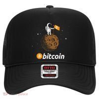 Bitcoin Btc Crypto To The Moon Featuring Astronaut Hat thumb 0