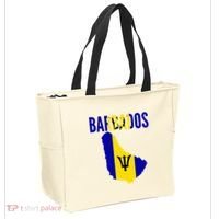 Barbadian Barbados Country Map Flag Tote Bag thumb 2