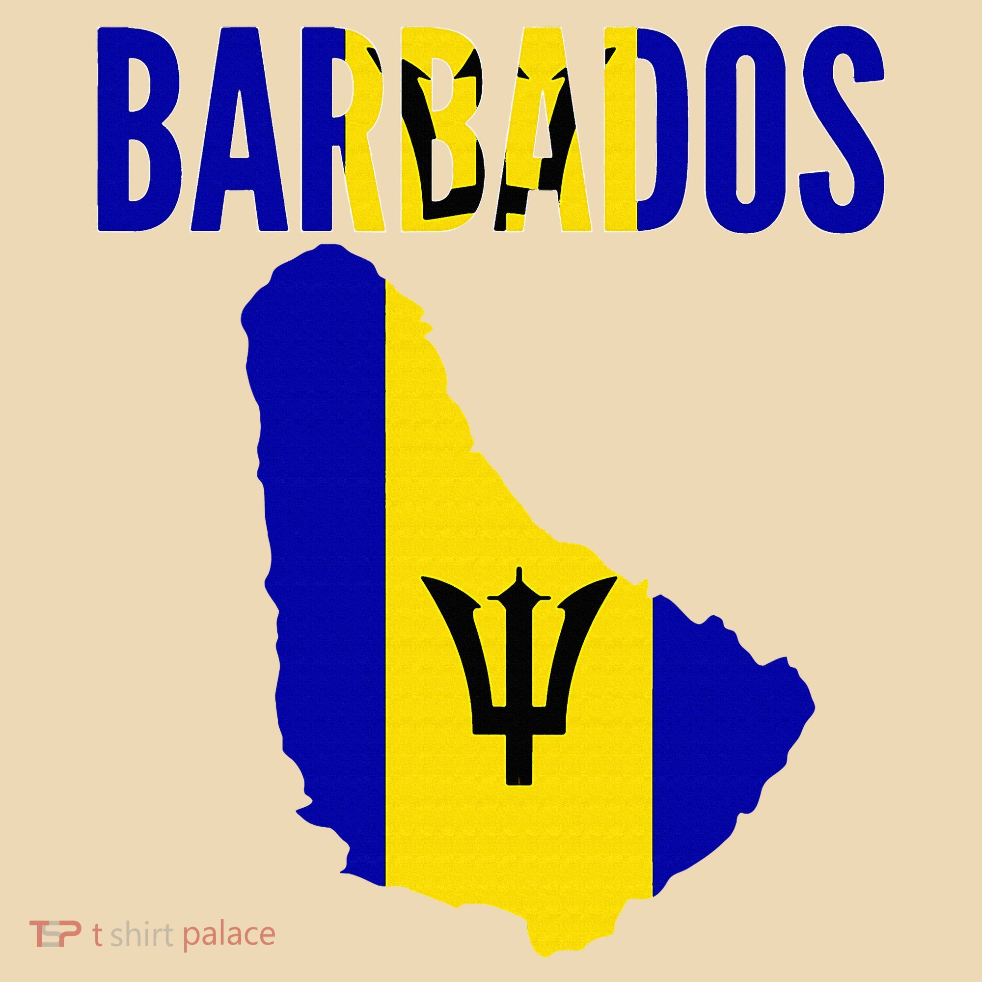 Barbadian Barbados Country Map Flag Tote Bag