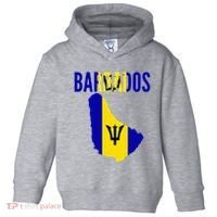 Barbadian Barbados Country Map Flag Toddler Hoodie thumb 0