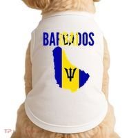 Barbadian Barbados Country Map Flag Doggie Tank thumb 0