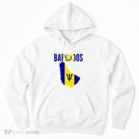 Barbadian Barbados Country Map Flag Hoodie thumb 0