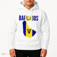 Barbadian Barbados Country Map Flag Hoodie thumb 2