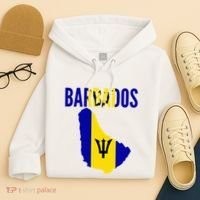 Barbadian Barbados Country Map Flag Hoodie thumb 4