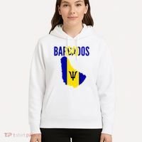 Barbadian Barbados Country Map Flag Hoodie thumb 5