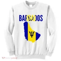 Barbadian Barbados Country Map Flag Sweatshirt thumb 0
