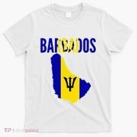 Barbadian Barbados Country Map Flag T-Shirt thumb 0